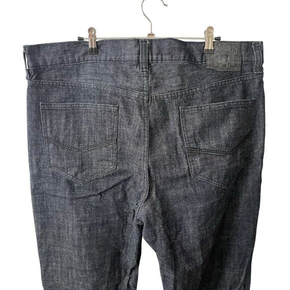 Ecko Unlimited Mens 40 x 31 Straight Fit Jeans 714 Dark Blue Basic Casual - Picture 8 of 10